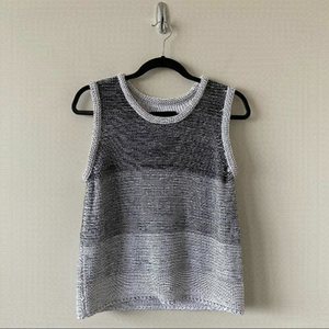 7 For All Mankind-Ombré Medium Weight Knit Top